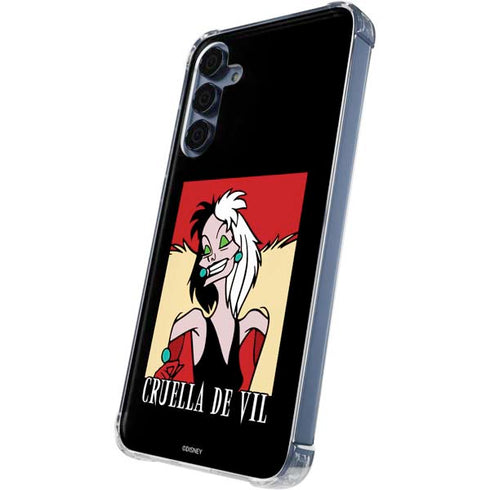 Disney Villains Cruella de Vil Galaxy A35 5G Clear Case